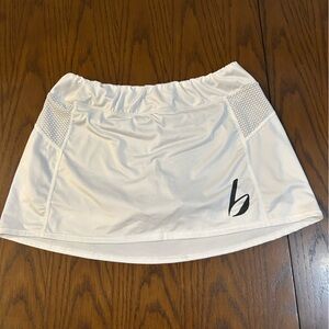 Augusta sportswear girls large white tennis skort
